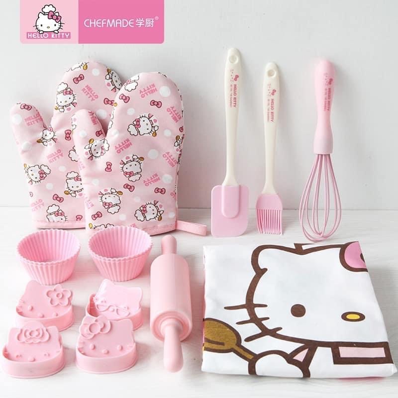💕Set phụ kiện làm bánh, nhà bếp màu hồng🥰🥰