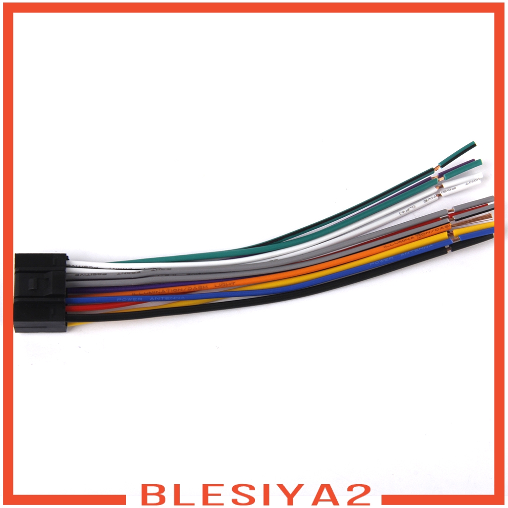 Bộ 2 Dây Cáp Cắm Đầu CD Radio Kenwood Cho Xe Hơi