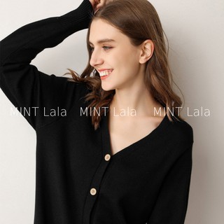 Áo Len Cardigan Dáng Dài Basic Cho Nữ Hàng Đẹp - MINT Lala