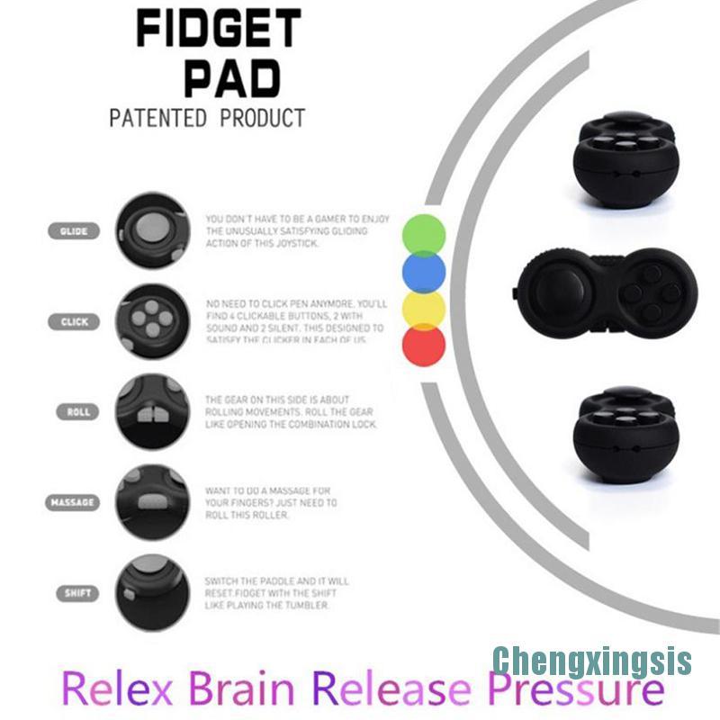 [Chengxingsis]Kids Fidget Pad Stress Relief Squeeze Fun Hand Hot Interactieve Gift