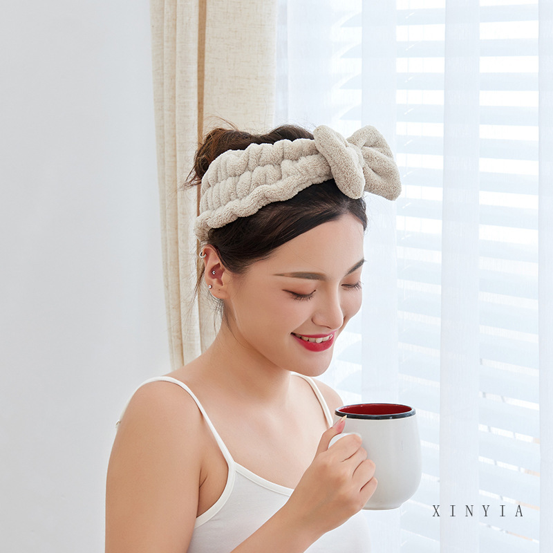 Băng Đô Vải Màu Trơn Thời Trang Cho Nữ