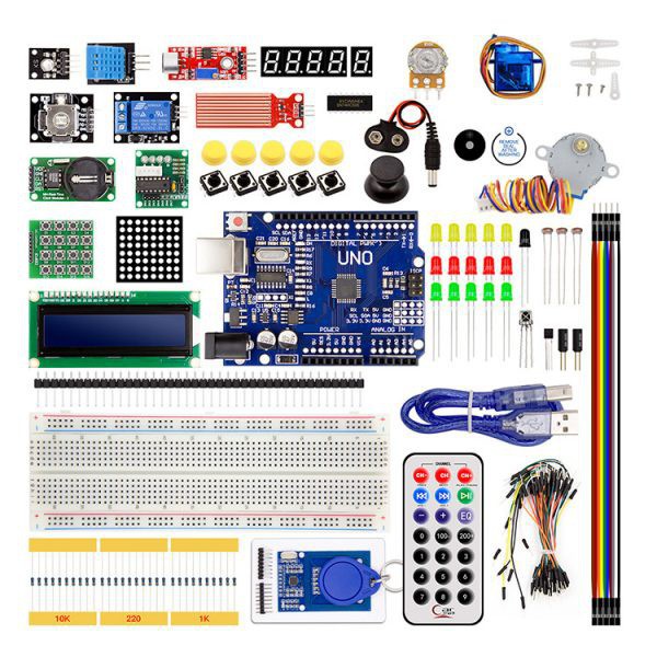 Bộ Kít Học Tập Arduino UNO R3 RFID , Bộ thí nghiệm Arduino nâng cao,Version Beginners Starter Kit