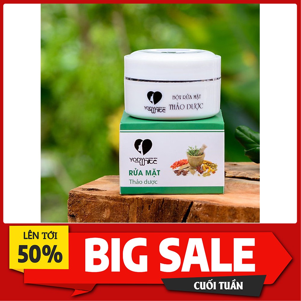 Bột Rửa Mặt Thảo Dược Yody White Phương Anh