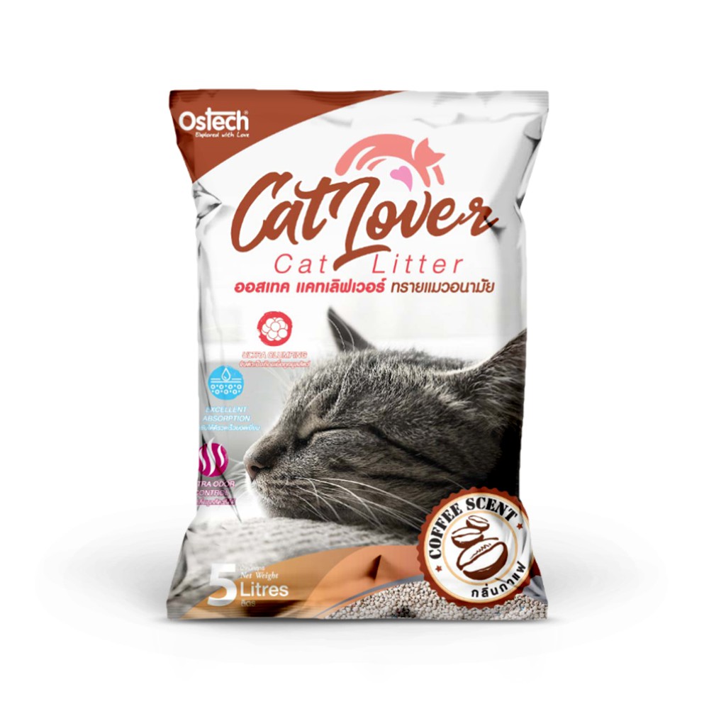 Cát vệ sinh mèo Ostech Catlover Cat Litter 5 Lít