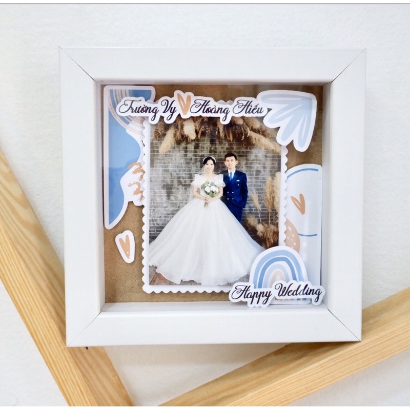 Khung Hình Scrapbook Handmade - Khung Hình Nổi - Sinh Nhật - Kỷ Niệm - Baby - Set Tự Tay Làm