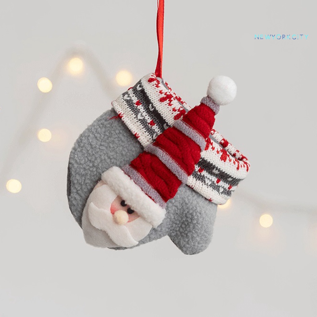 Túi Đựng Quà Giáng Sinh Mini Họa Tiết Hoạt Hình Dễ Thương Có Thể Tái Sử Dụng