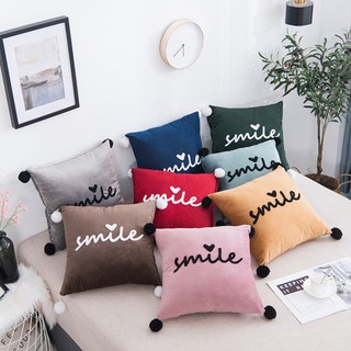 Vỏ Gối Sofa Trang Trí SMILE (45cmx45cm)