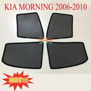 Bộ Rèm Che Nắng Kính  Ô Tô Theo Xe Kia Morning 2006-2010 LOẠI 1