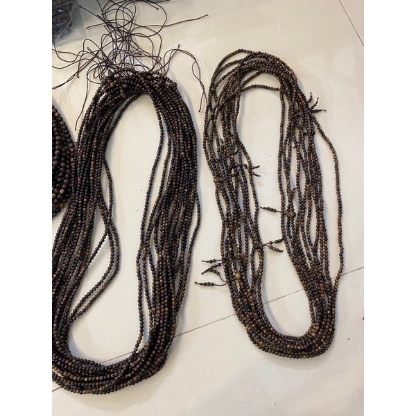 [TẶNG HỘP] Chuỗi Trầm Hương Sánh Chìm 108 Hạt - Vòng Gỗ Phong Thuỷ - Vòng Tay Nam Nữ Loại Đẹp Tự Nhiên