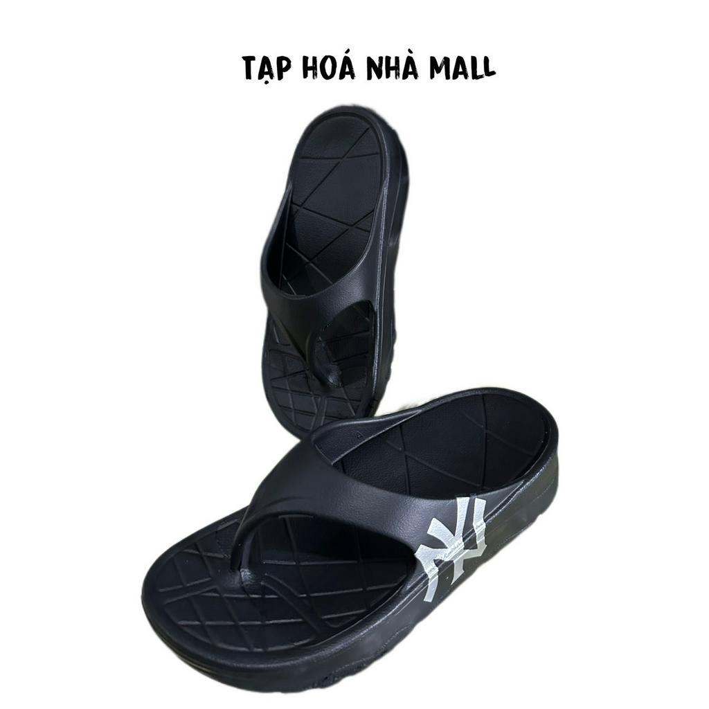 Dép kẹp dép tông xỏ ngón nữ chữ NY unisex đế cao 5cm, dép kẹp nữ đúc nguyên khối thời trang mẫu mới năm nay