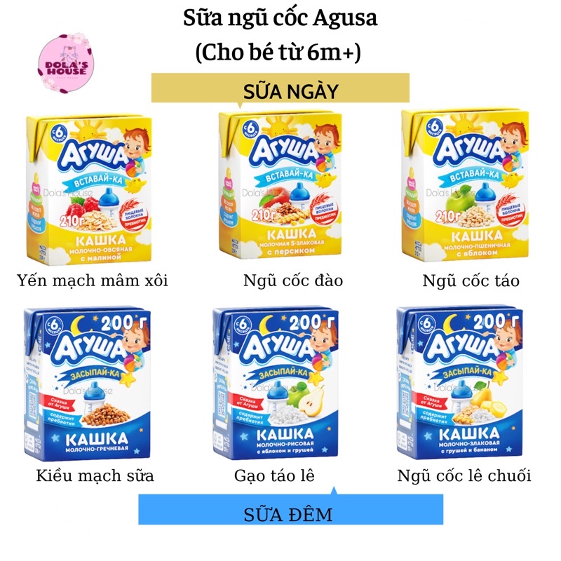 SỮA NGŨ CỐC AGUSA CHO BÉ TỪ 6M