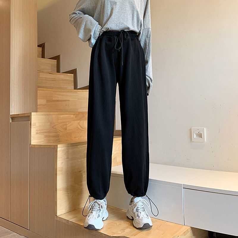 B&amp;G Quần Thể Thao Dây Rút Ống Rộng  Cho Nữ quần tây nữ JL-YDK-05