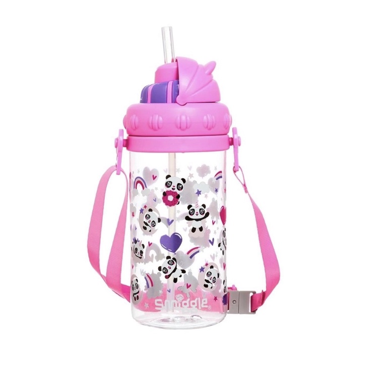 Bình nước Smiggle úc cho bé có dây đeo