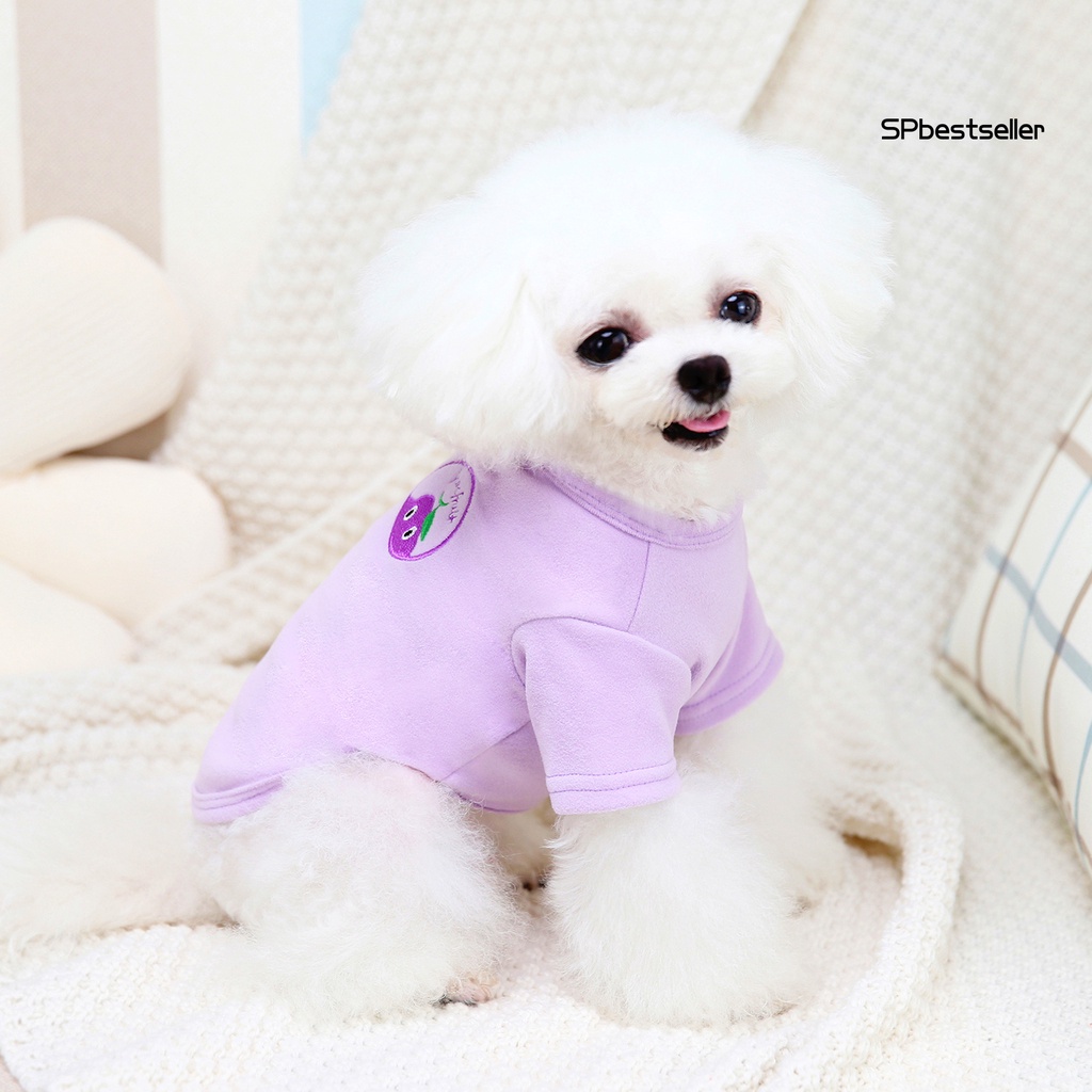 Trang phục hóa trang hình trái cây dễ thương thân thiện với da cho cún cưng