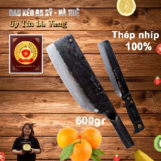 [Giá Siêu Sốc] Combo Dao Thái Thịt, Dao Chặt Xương Thép Nhíp Cao Cấp Đa Sỹ Chính Hãng