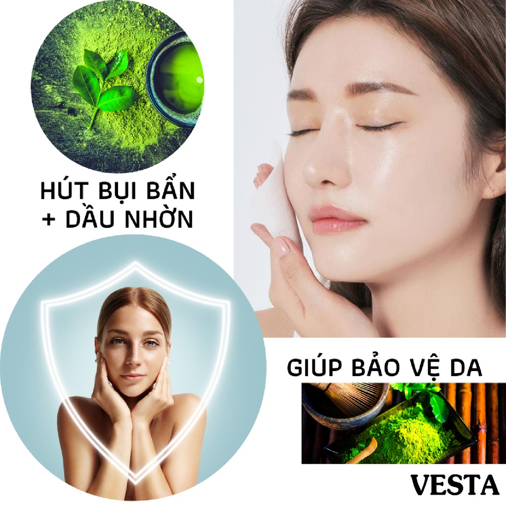 Bột Trà Xanh - 𝑭𝒓𝒆𝒆𝒔𝒉𝒊𝒑 - Bột Matcha Trà Xanh Nguyên Chất Vesta 100gr | BigBuy360 - bigbuy360.vn