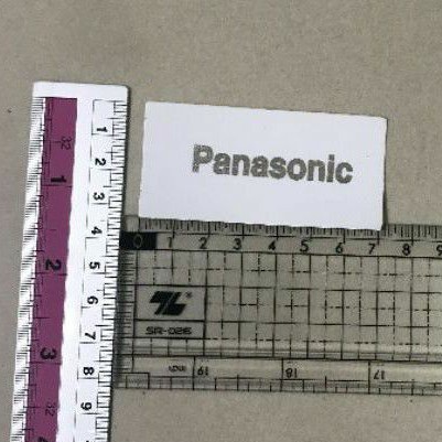 tem dán mặt lạnh điều hòa Panasonic chữ trắng