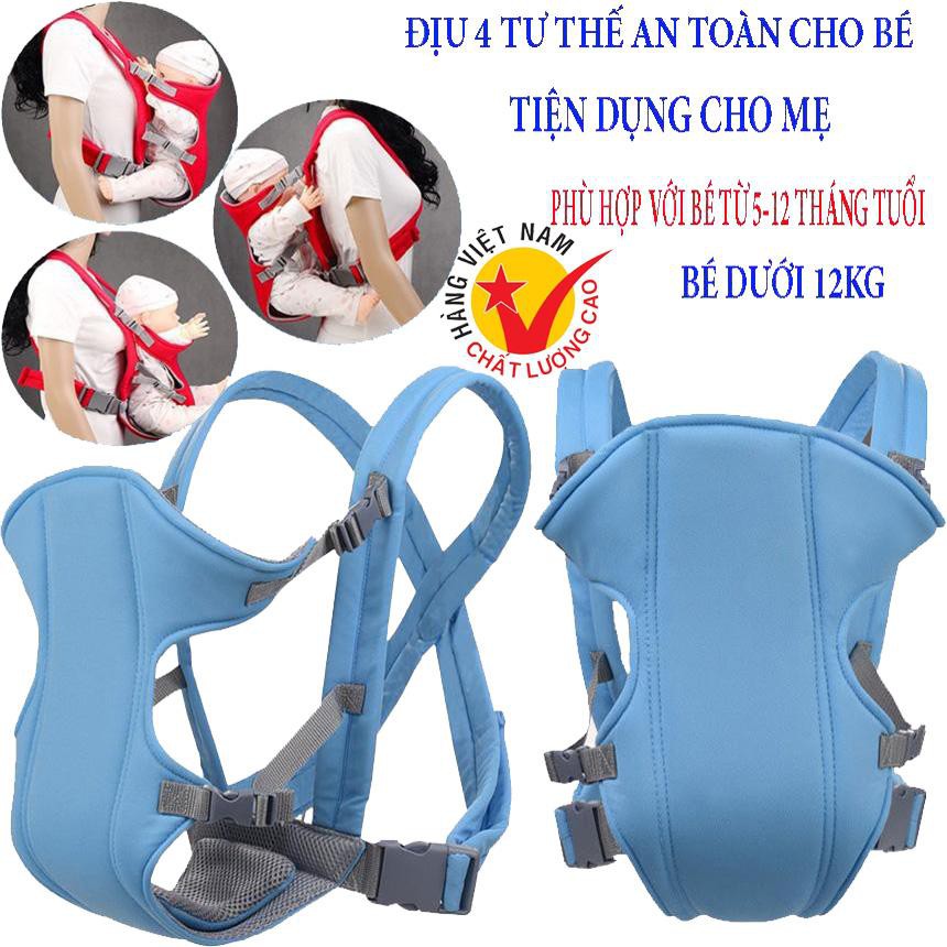 Đai địu em bé - Đai Đeo An Toàn Cho Bé Khi Đi Xe Máy - Địu Trẻ Đa Năng Hàng Việt Nam Chất Lượng Cao.