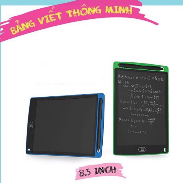 [Tư Duy Sáng Tạo] Bảng Viết Vẽ Điện Tử Tự Xóa Thông Minh Màn LCD  Cho Bé.