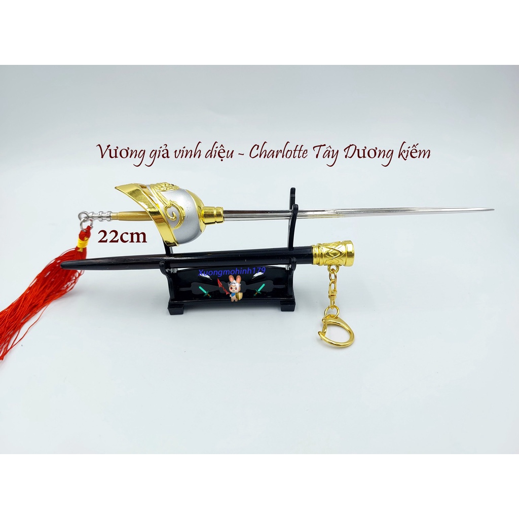 Mô hình sưu tầm Vương Giả Vinh Diệu Charlotte Tây Dương kiếm KB 18