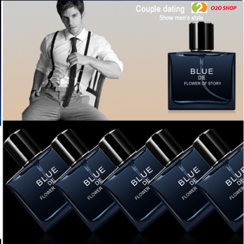 Nước Hoa Nam Blue - Mạnh Mẽ Nam Tính Đầy Lôi Cuốn - Perfume For Men- Sang Trọng - Đẳng Cấp - O2O Shop