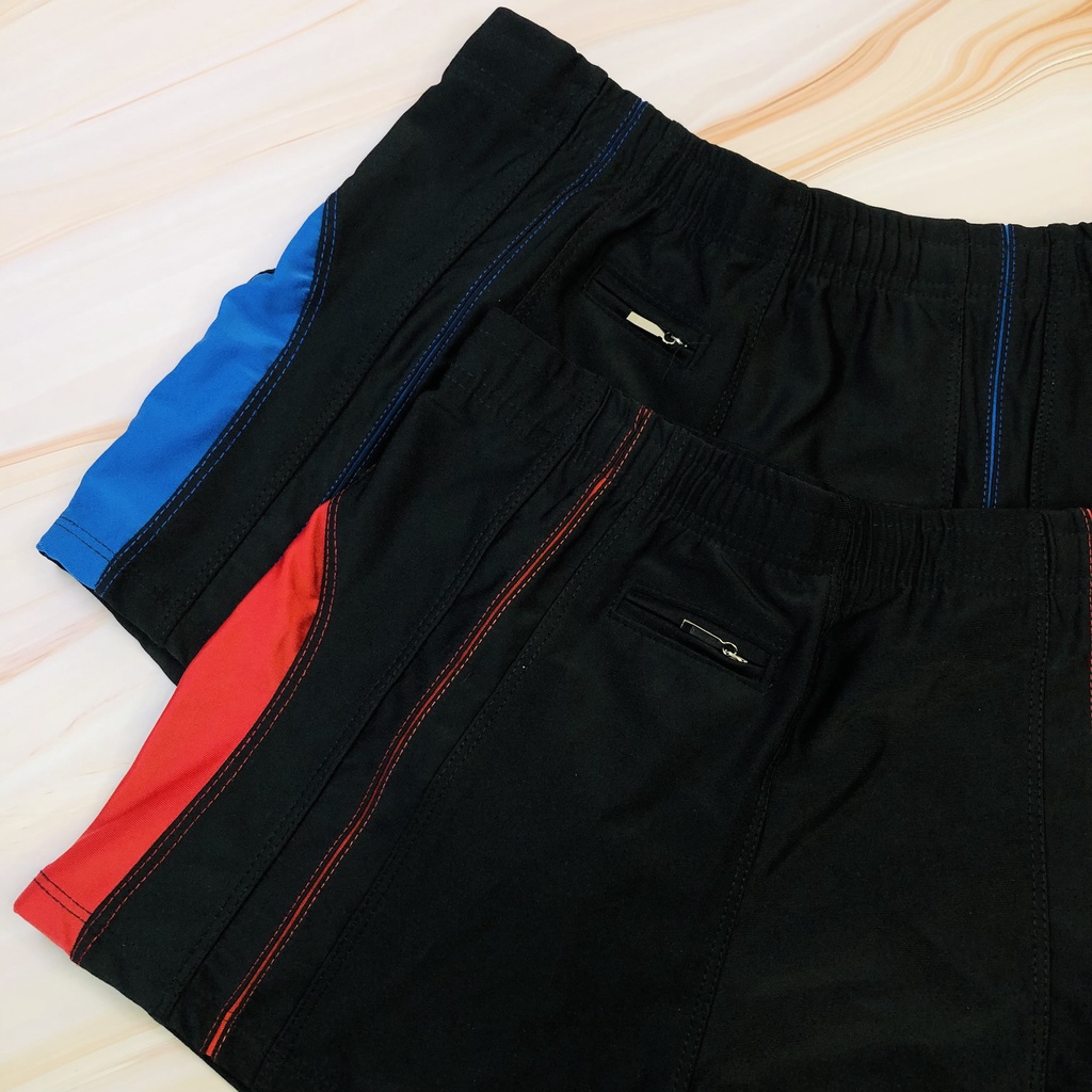 Quần tắm biển, Quần bơi nam Speedo lưng thun ngắn, thun co dãn 4 chiều thoải mái