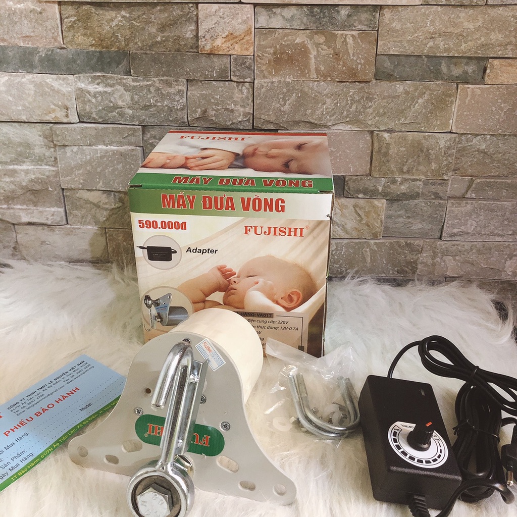 Máy đưa võng tự động em bé Fujishi CHÍNH HÃNG