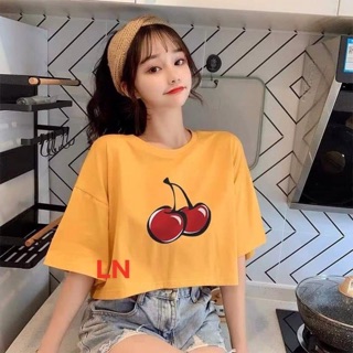 Áo crt cộc tay  2 quả cherry