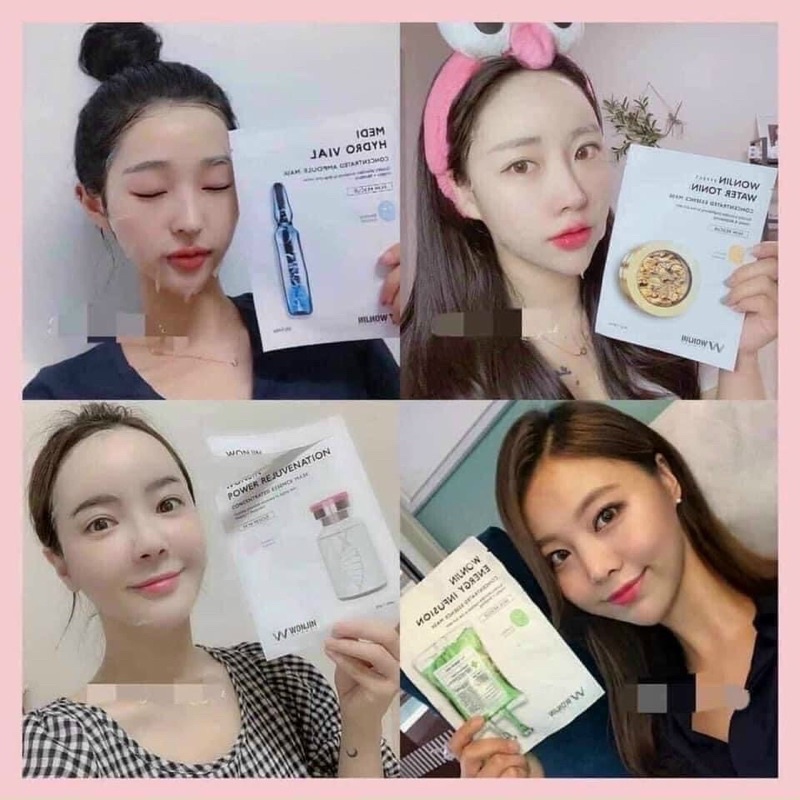 Mặt Nạ WONJIN Mask MIX VỊ Hộp 15 Miếng Chính Hãng