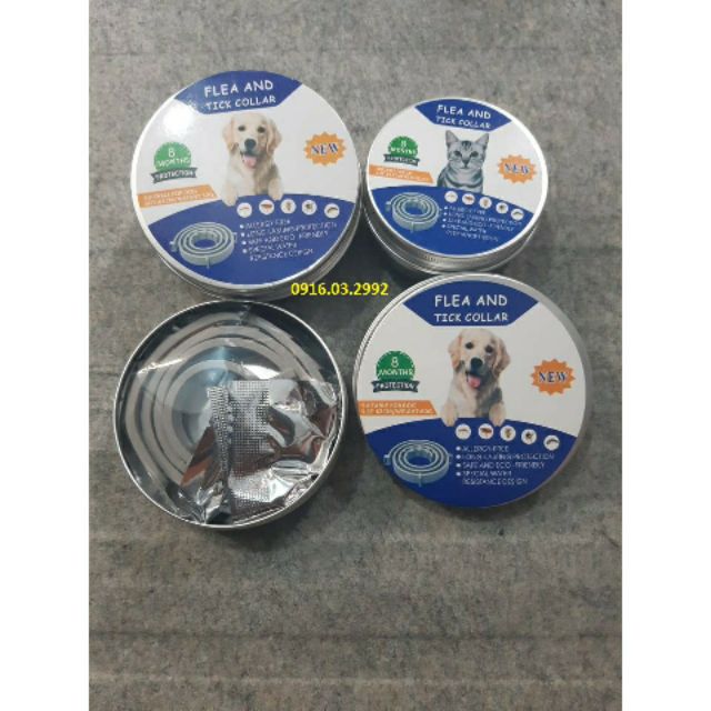 Vòng cổ trị ve rận chó mèo - hàng Bioline