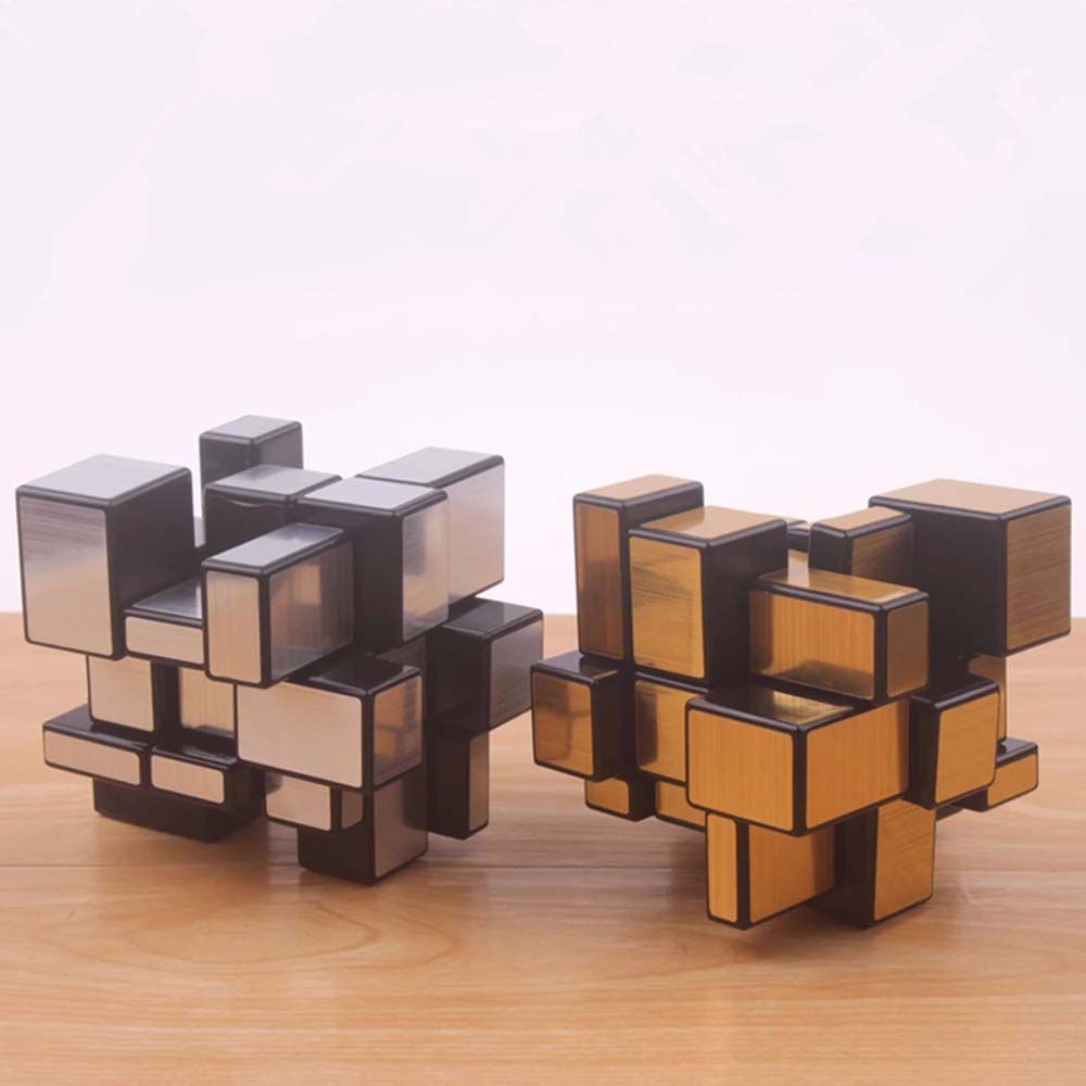 Đồ Chơi Khối Rubik 3x3 X 3x3 3 Bằng Kim Loại Tráng Gương Nhiều Màu Sắc Cho Bé