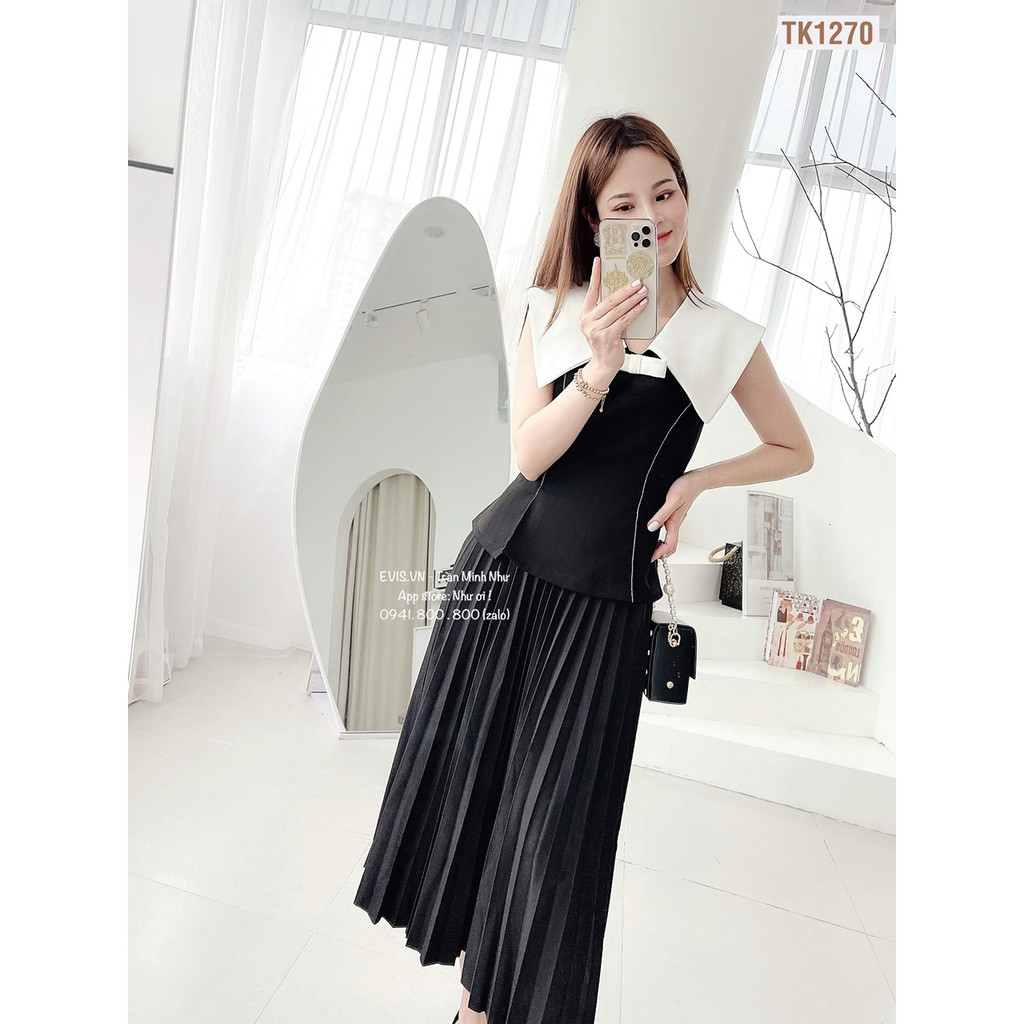 Áo thiết kế cách điệu tôn dáng tiểu thư xinh xắn TK1270