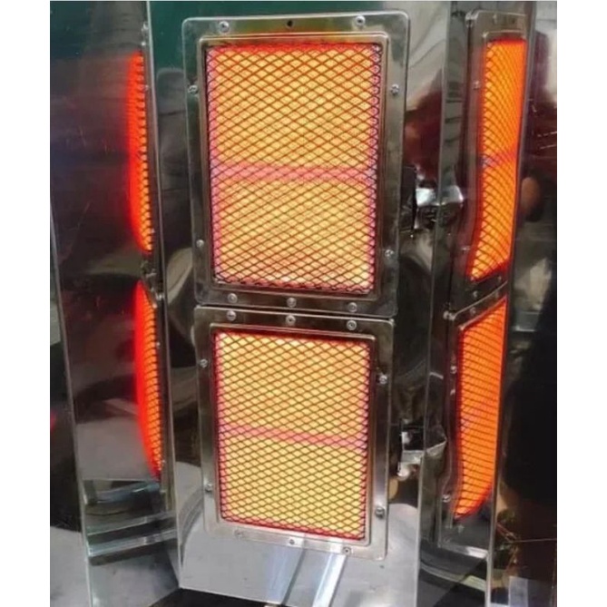 Điếu hồng ngoại lò nướng bánh mì kabab, nướng thịt