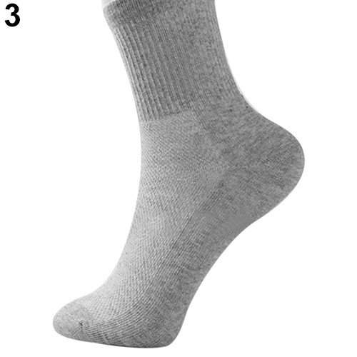Set 5 đôi vớ thể thao cotton giữ ấm thời trang