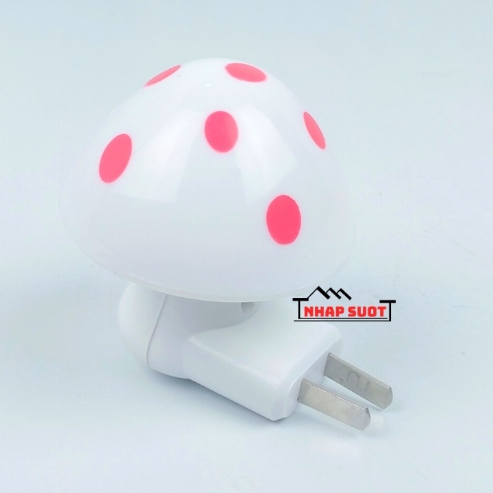 Bóng Đèn Ngủ Hình Nấm 0,1W Cảm Biến Ánh Sáng