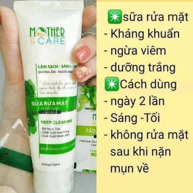 Sữa rửa mặt Mother And Care