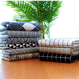 Khăn trải bàn bằng cotton và linen chống nước kẻ caro cổ điển dùng cho chụp ảnh/trang trí nội thất
