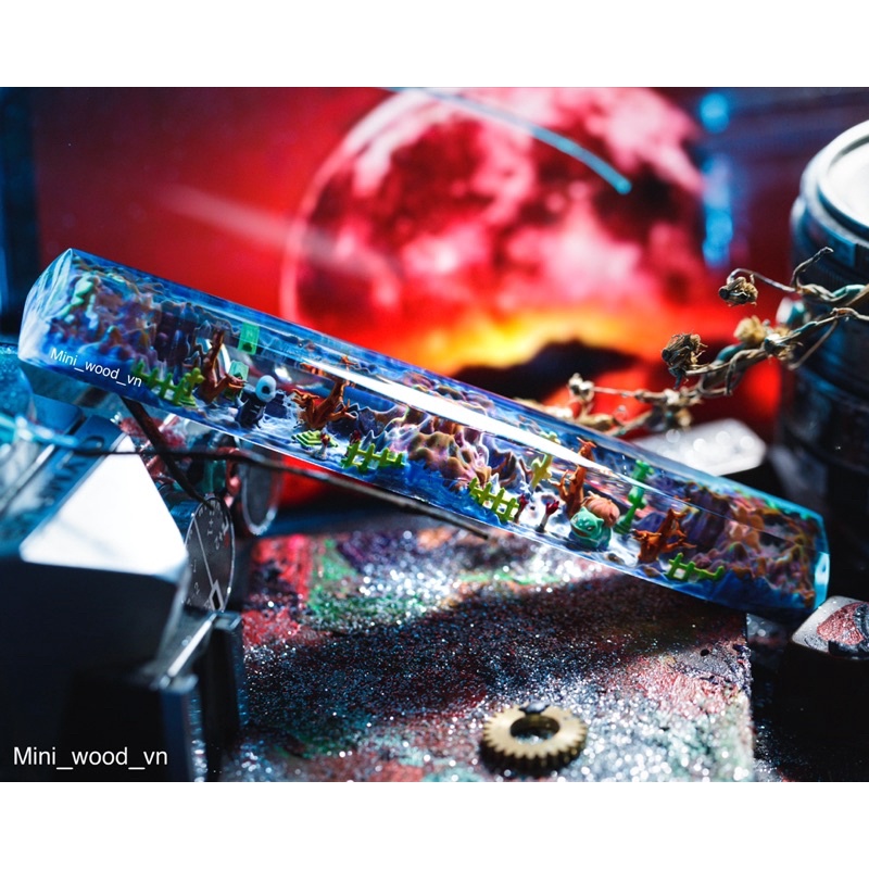 Nút Space bar Halloween Pokemon.Keycap resin Space Halloween Pokemon.Keycap artisan