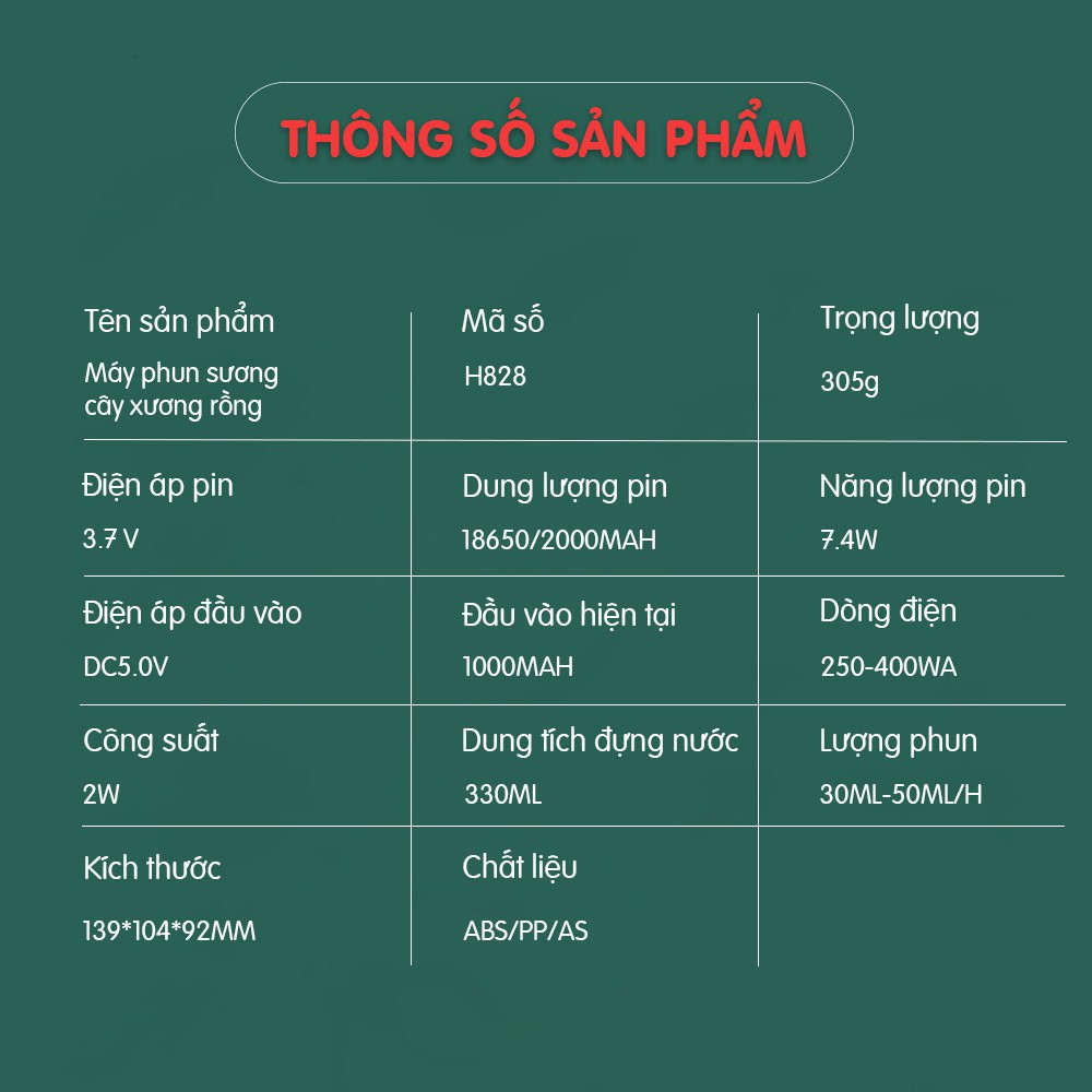 Máy xông tinh dầu khuếch tán hương thơm PIN SẠC – Máy phun sương tạo ẩm - Bảo hành 3 tháng - Mianz Store