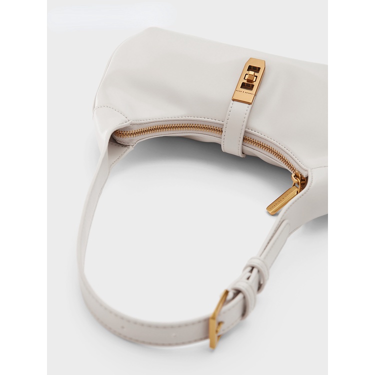 Charles & KEITH CK2-40781495 Túi Đeo Vai Một Bên Và Dưới Bánh Bao