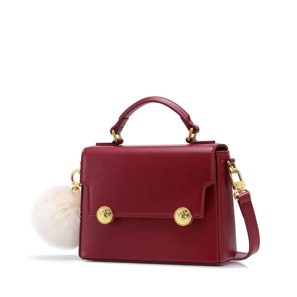 Túi Xách Nữ Thời Trang Dễ Thương Charm Bông Just Star 172756