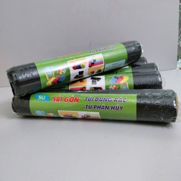 Túi đựng rác đen tự phân hủy An Lành/Sài Gòn  0,5kg (55 x 65 cm)khogiasi247