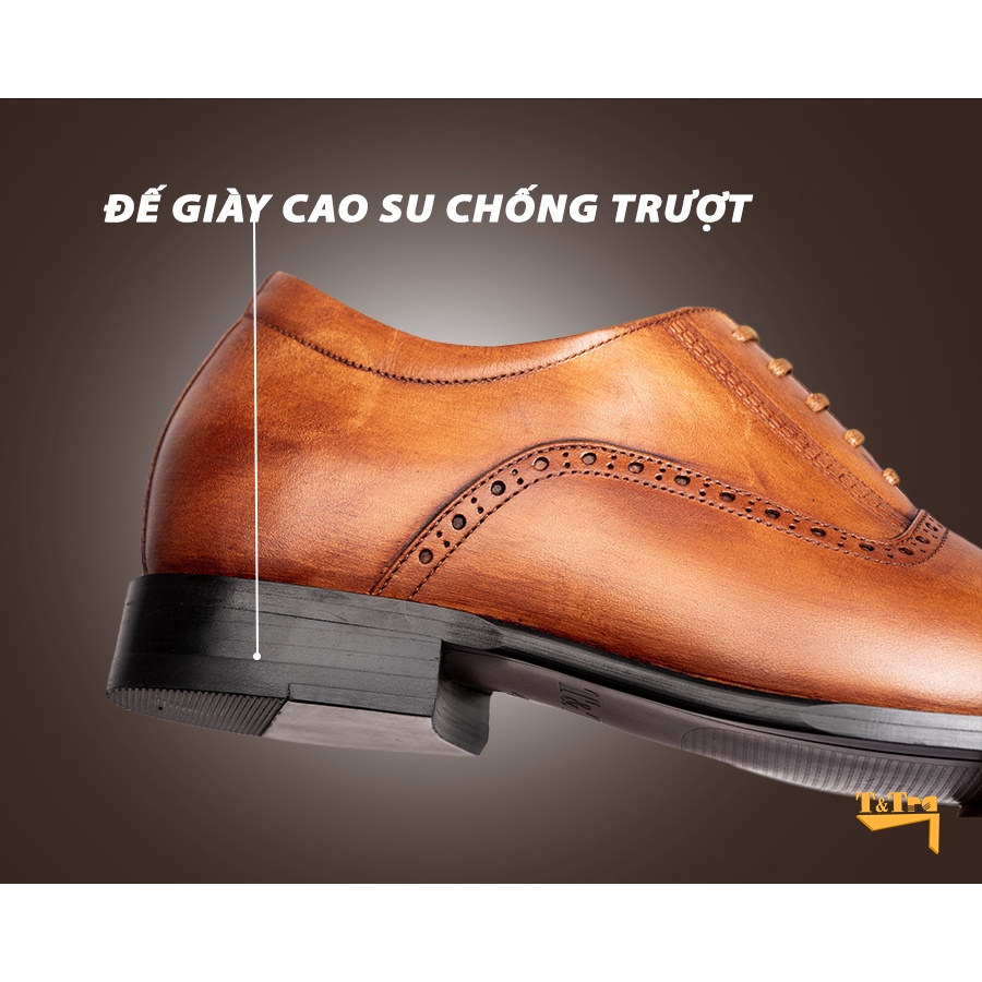 [ 6CM ] Giày Cao Nam T&amp;TRA A210NB