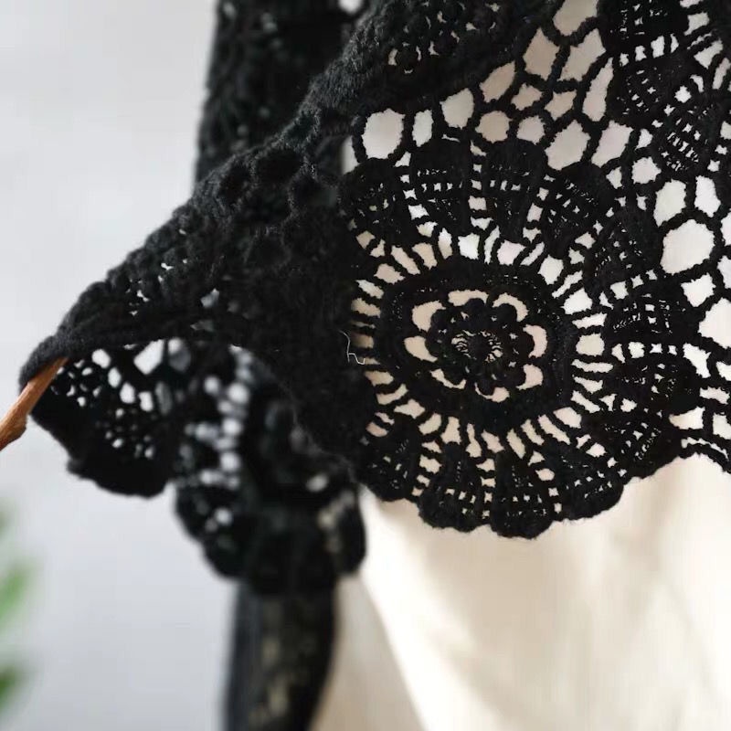 [LININ] Áo Cotton Dệt Kim Lửng Dáng Rộng Ngắn Lưng Phong Cách Retro Cho Nữ