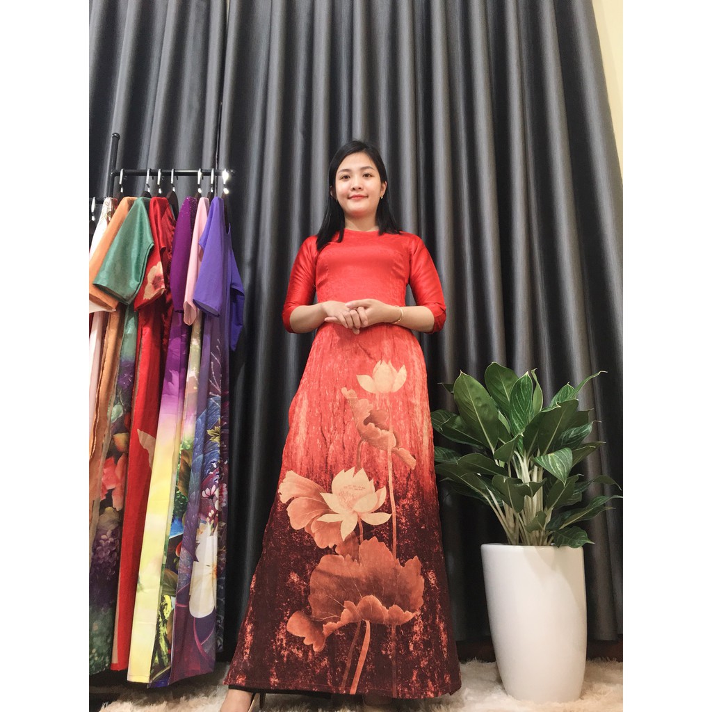 ✈🌸FREESHIP🌸✈ÁO DÀI VÂN ĐÁ MÃ ĐH01 ÁO DÀI THIẾT KẾ 2021 CHẤT LIỆU LỤA ĐÔNG HƯNG{ ẢNH VIDEO ĐƯỢC QUAY THỰC TẾ TẠI SHOP