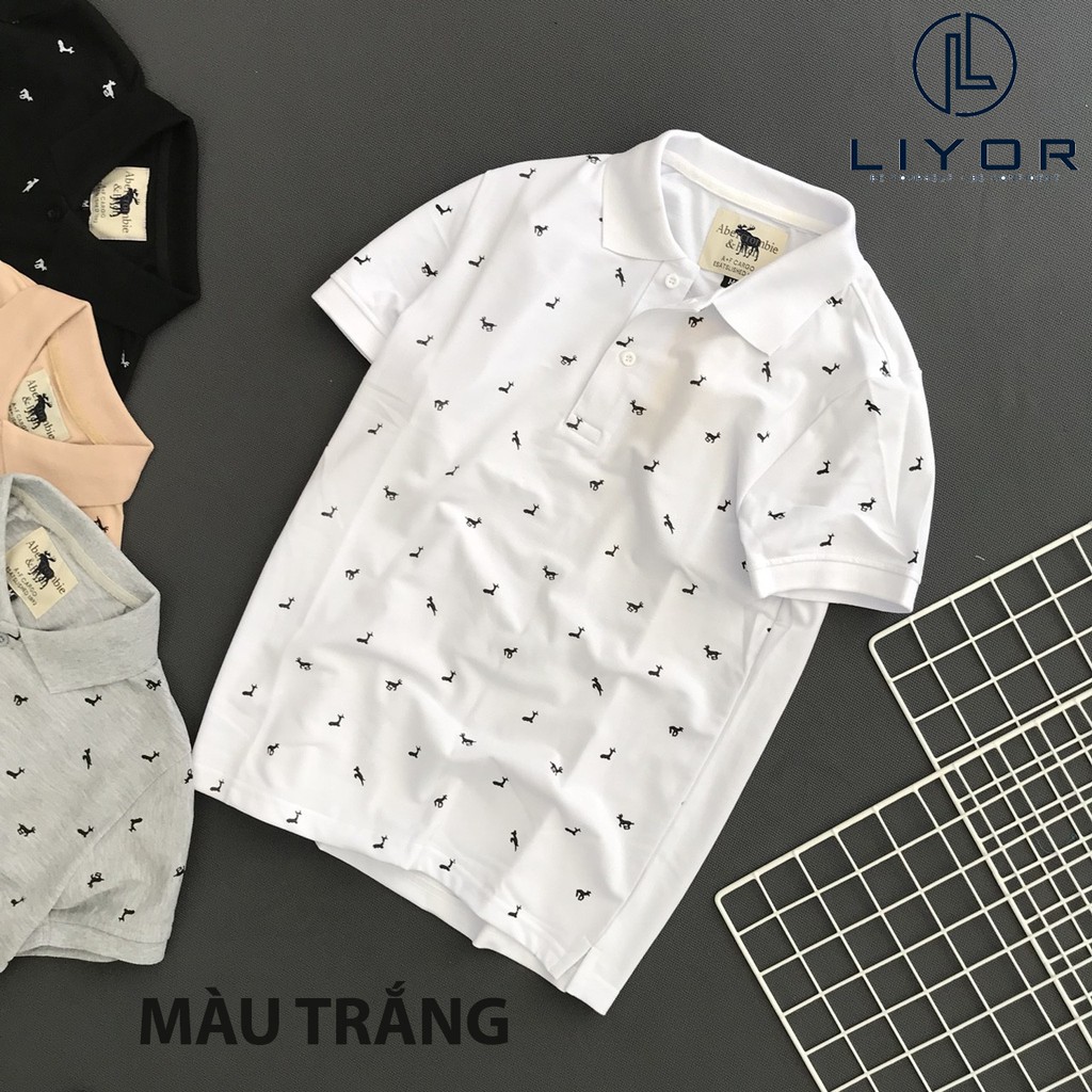 Áo Thun Có Cổ Nam LIYOR Áo Thun Nam Polo ngắn tay co giãn không tróc hình không nhăn form regular sang trọng  ATCS048 | BigBuy360 - bigbuy360.vn