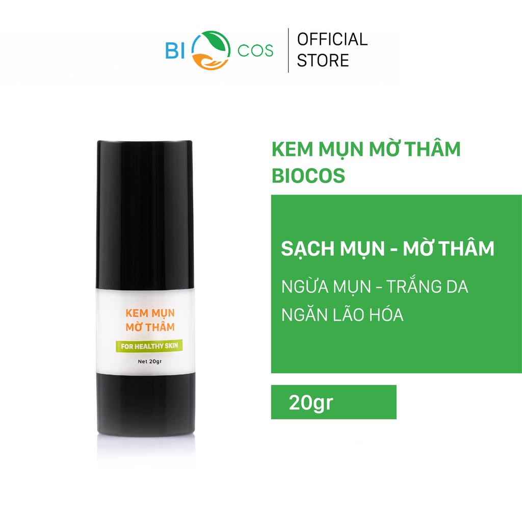 Kem Mụn BIOCOS - Ngăn Ngừa Mụn, Dưỡng Trắng, Mờ Thâm Mụn 20g