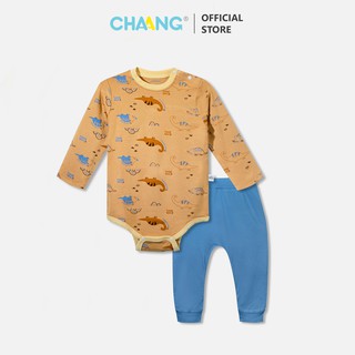 Bộ bodychip dài dino nâu chaang