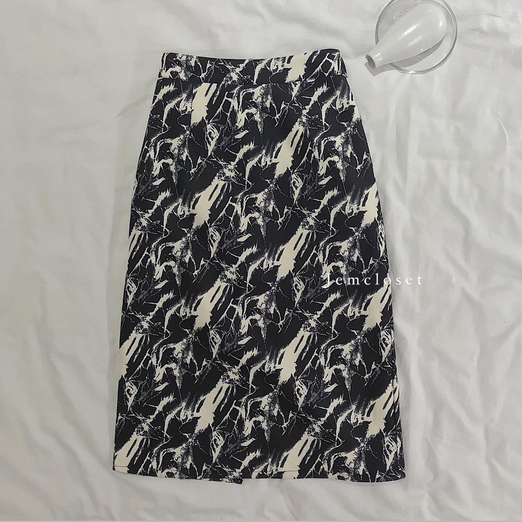 Chân váy suông dài RAZINN - 3346