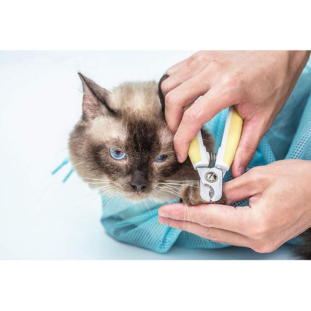 Túi lưới tắm cho thú cưng chống cào đa năng tiện dụng